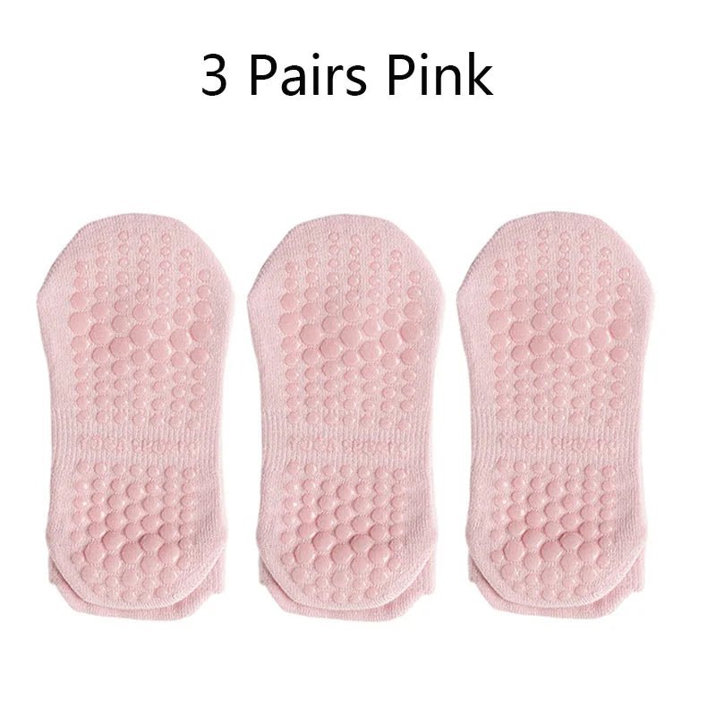 Women's Breathable Non-Slip Yoga Socks (3 Pack) - silverfoxgoods